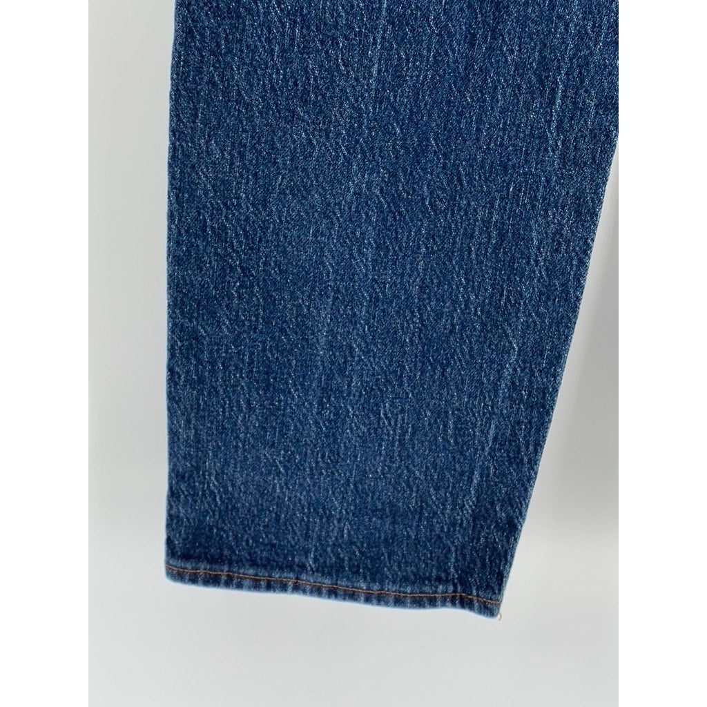 MADEWELL Women's Dark Blue Denim The Perfect Vintage Straight Jean SZ 23