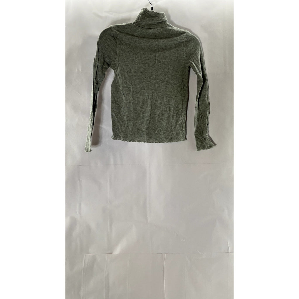 KOTON Women's Gray Lightweight Long Sleeve Turtleneck Top SZ S