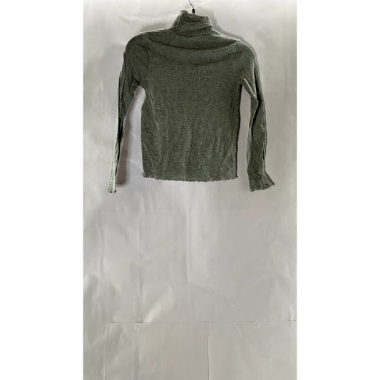 KOTON Women's Gray Lightweight Long Sleeve Turtleneck Top SZ S