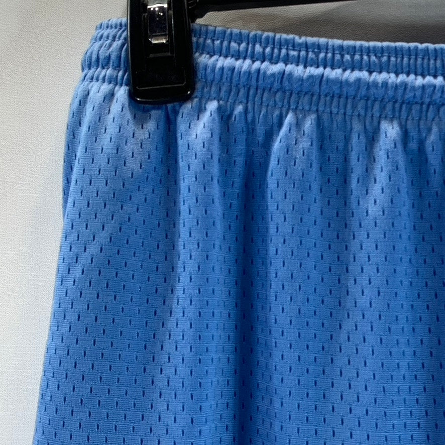 CHAMPION Authentic Men's Blue Elastic Waist Perforated Pull-On Shorts SZ XL