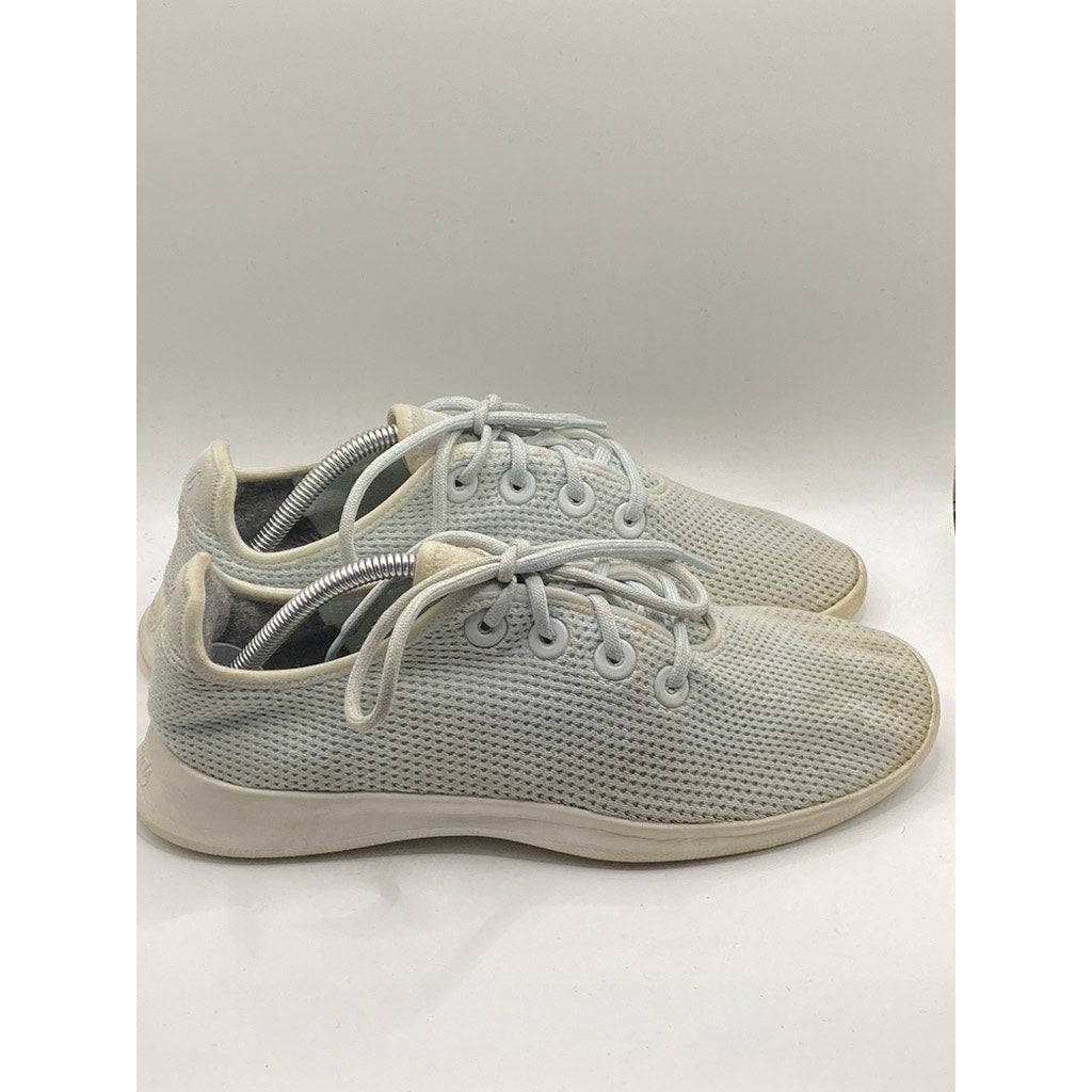 ALLBIRDS Women's Sky Blue Mesh Lightweight Lace-Up Tree Runner Sneakers SZ 10