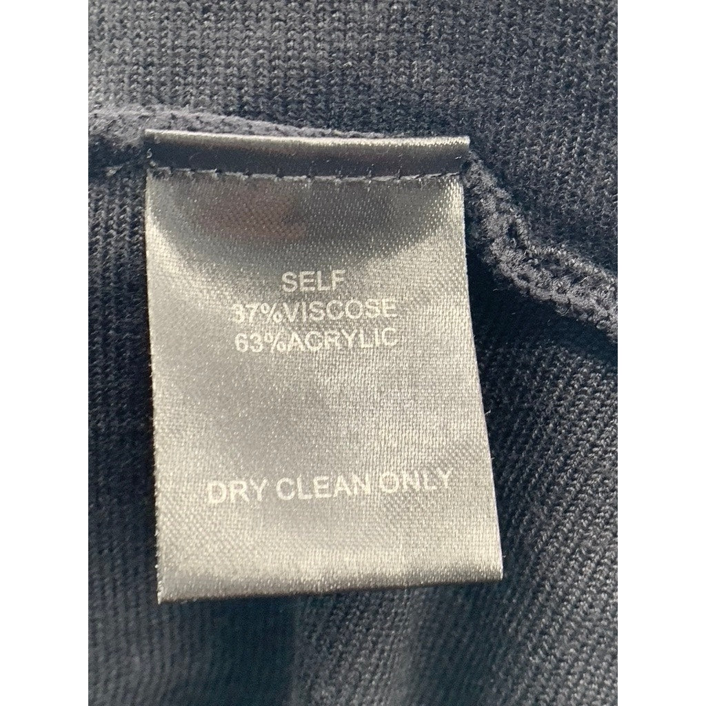 TEA N ROSE Women's Black Knit A-Line Skirt SZ M