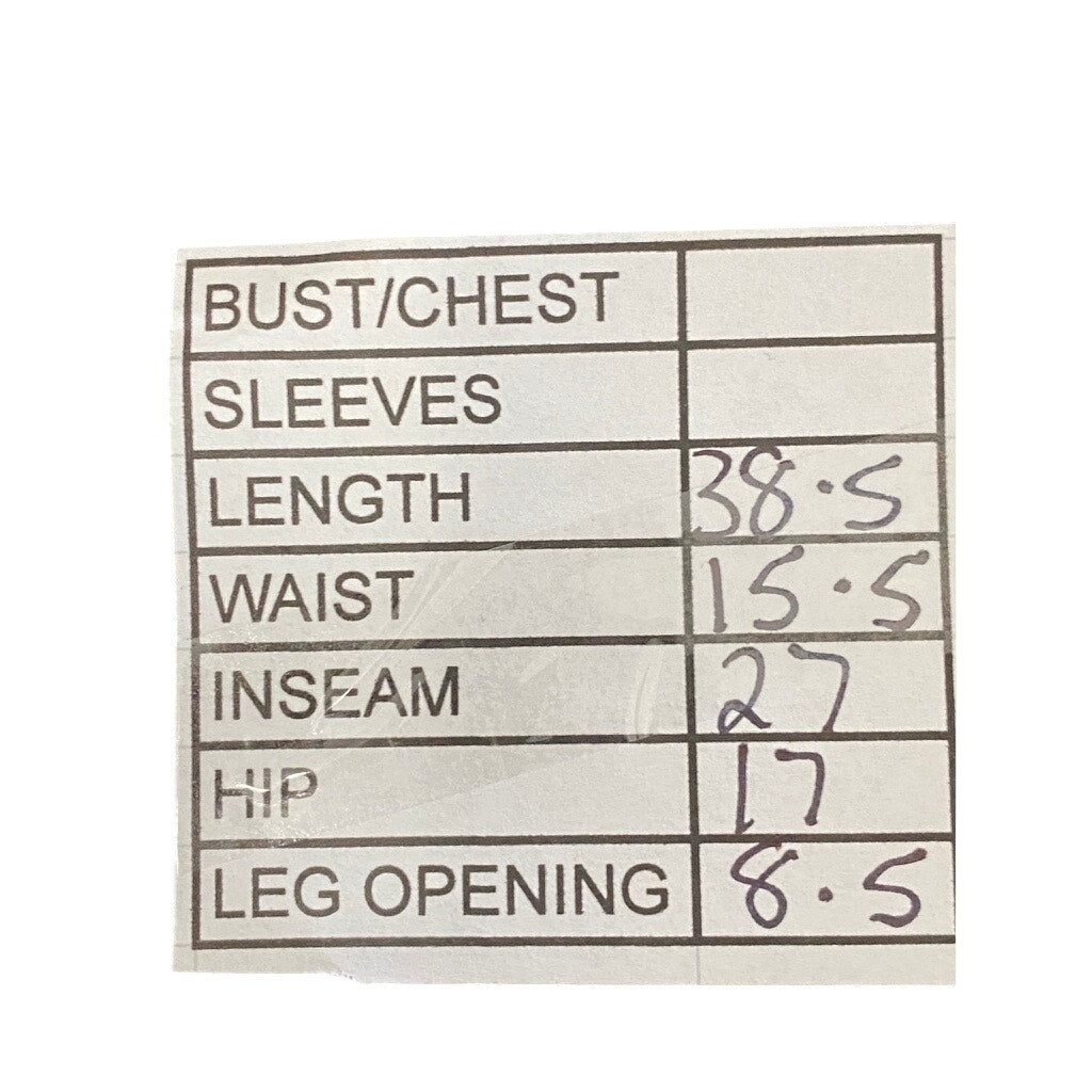 UNIQLO U Women's Cream Cotton Raw-Hem Regular-Fit Straight-Leg Jean SZ 27X32