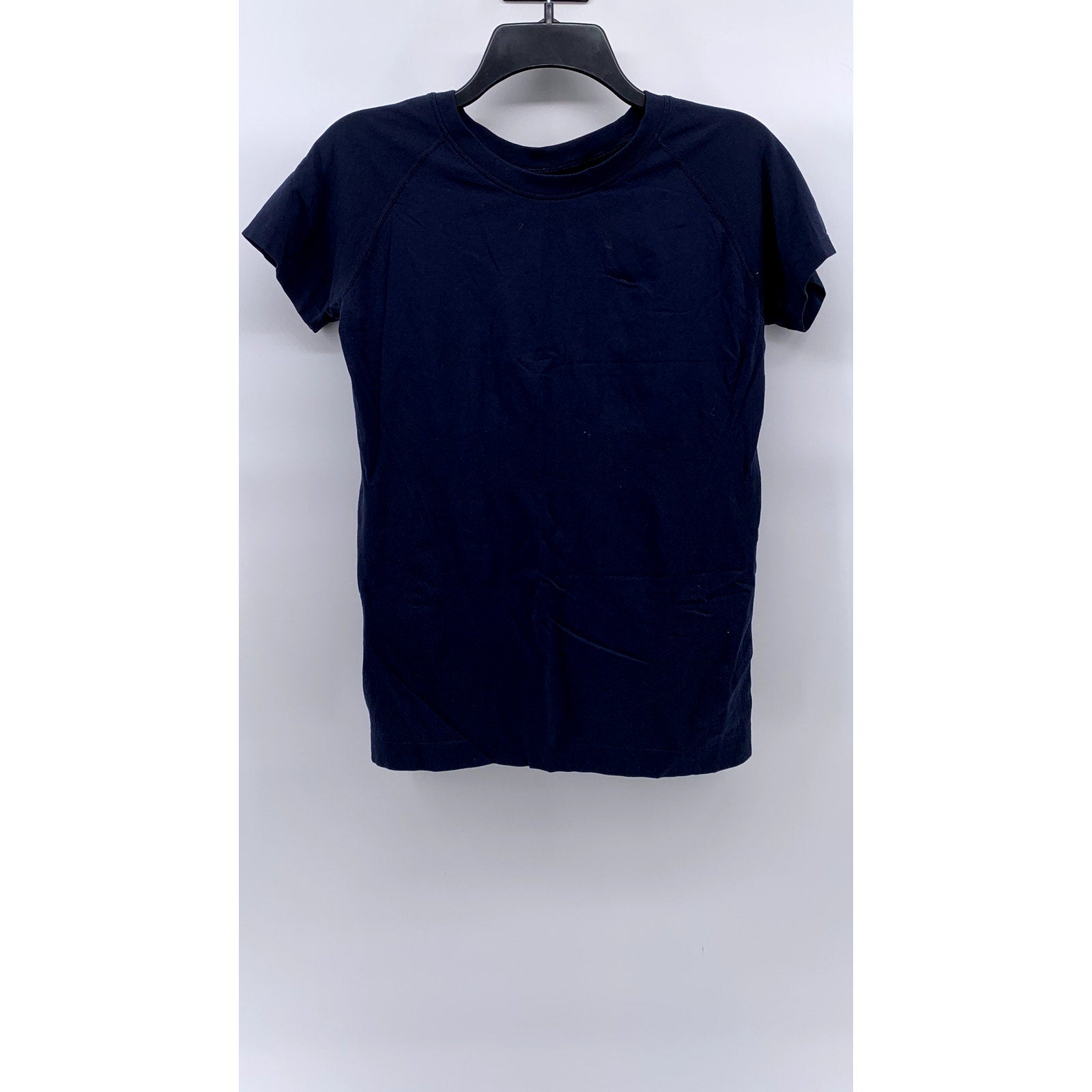 UNBRANDED Women's Navy Blue Crewneck Short Sleeve Casual T-Shirt SZ S