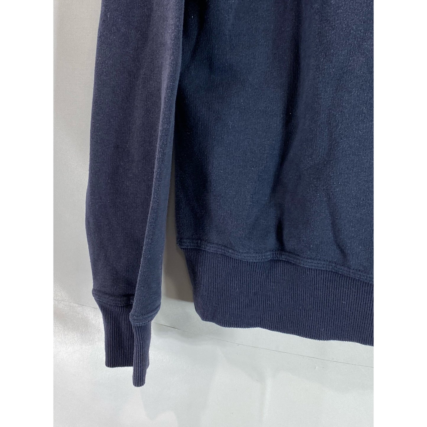 CHAMPION Men's Navy Crewneck Fleece Calssic-Fit Pullover Sweatshirt SZ M