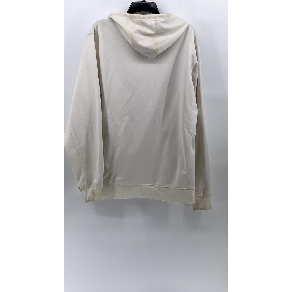 BAW Unisex Adult White Casual Classic-Fit Thermotek Pullover Hoodie SZ L