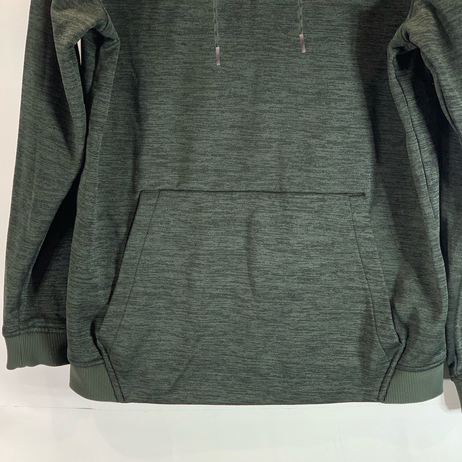 UNDER ARMOUR Men's Dark Green ColdGear Loose-Fit Pullover Hoodie SZ M