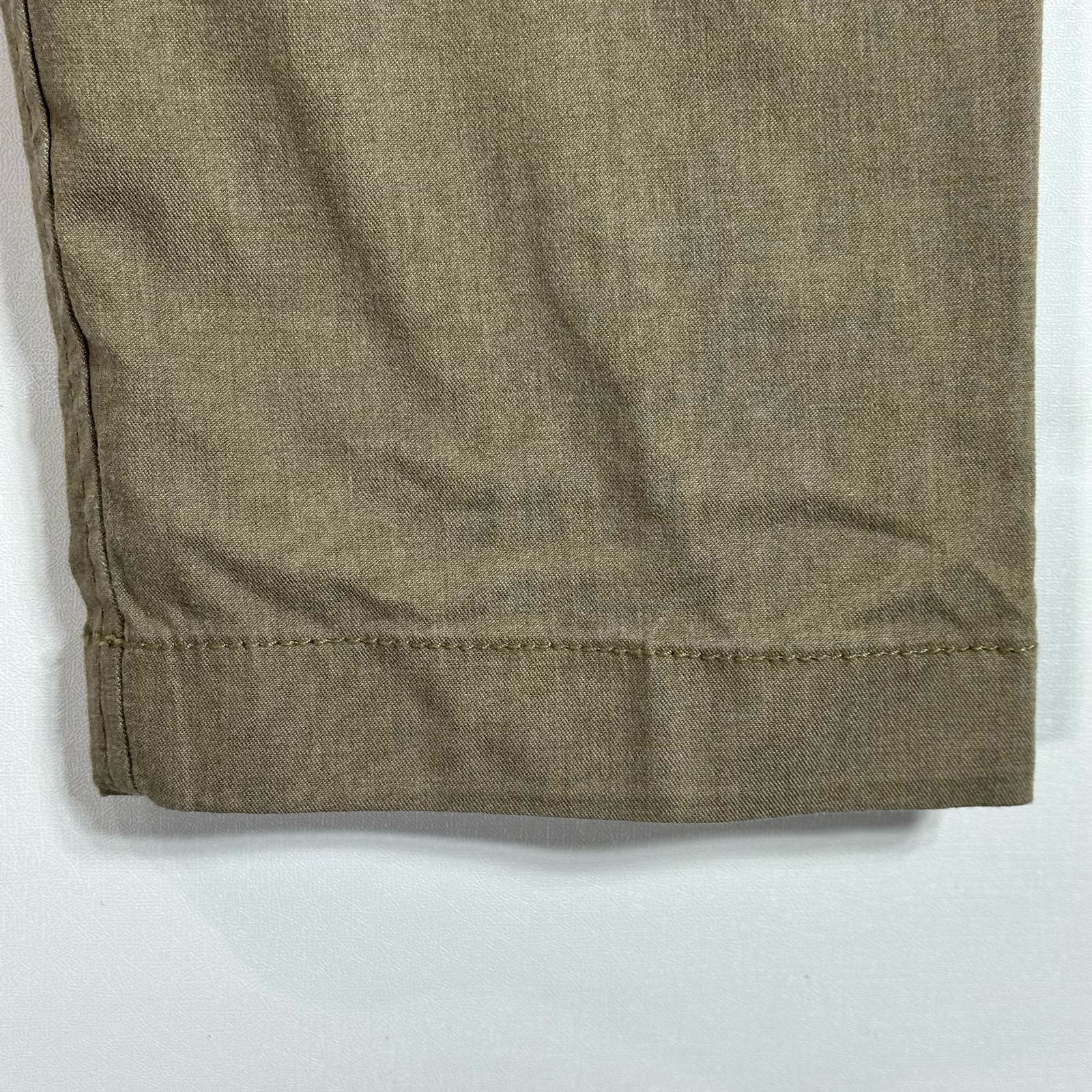 NORDSTROM Men's Brown Slim-Fit Flat Front CoolMax Performance Chino Pant SZ29X32