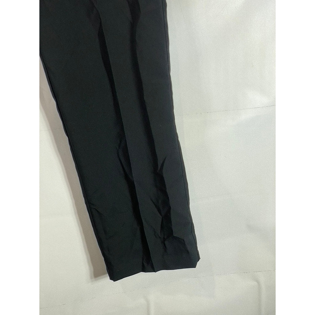 ADIDAS Men's Black 3-Stripe Climalite Straight Leg Tech Golf Pant SZ 34X32