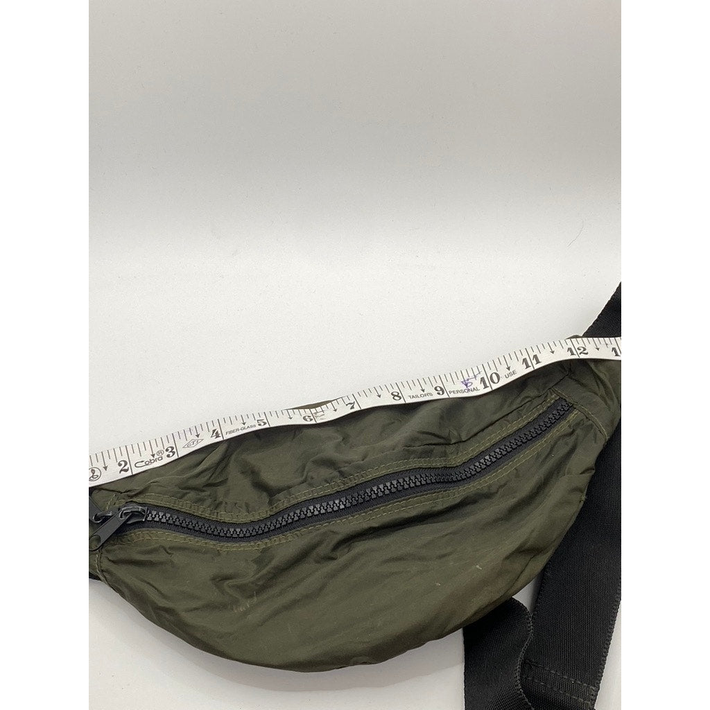 H&M Unisex Adult Dark Green Lightweight Adjustable Strap Belt Bag SZ OS