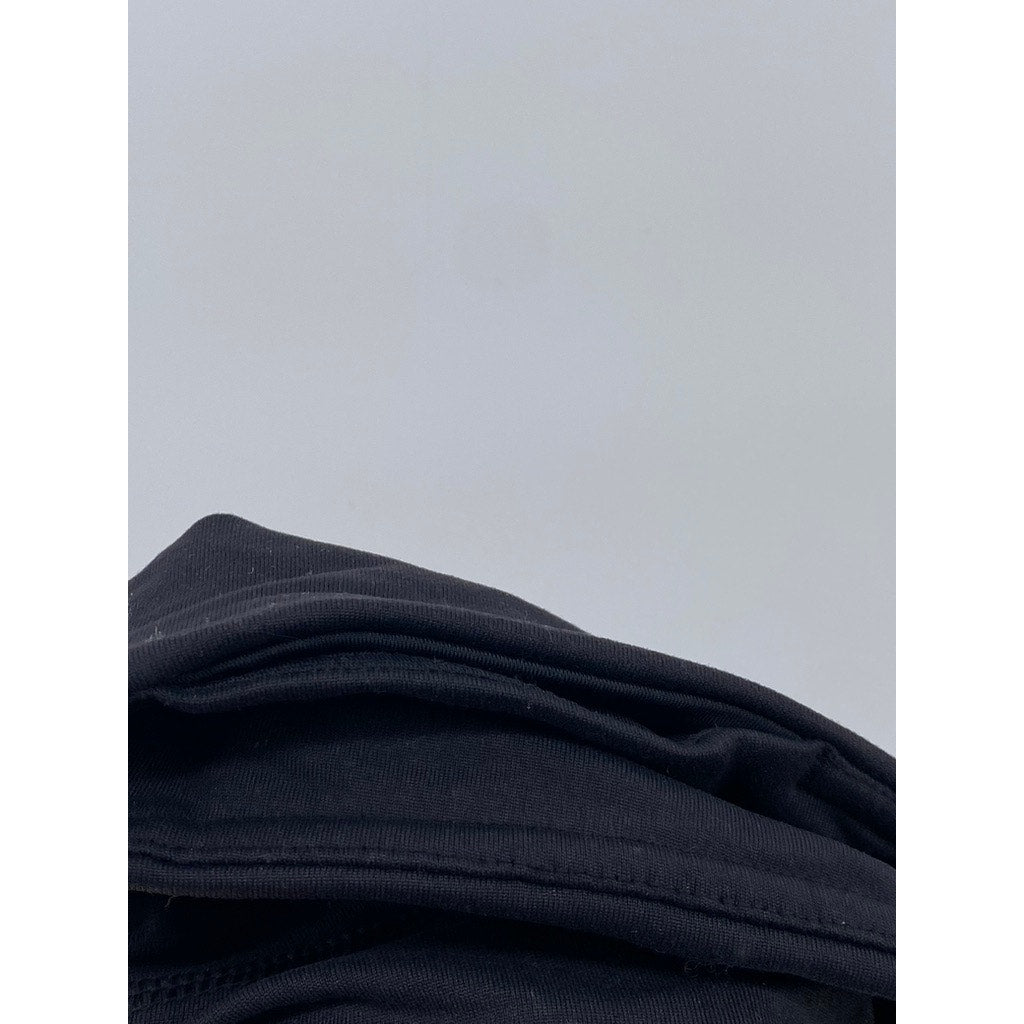 90 DEGREE BY REFLEX Women's Black Solid High-Rise Pull-On Bike Shorts SZ XS