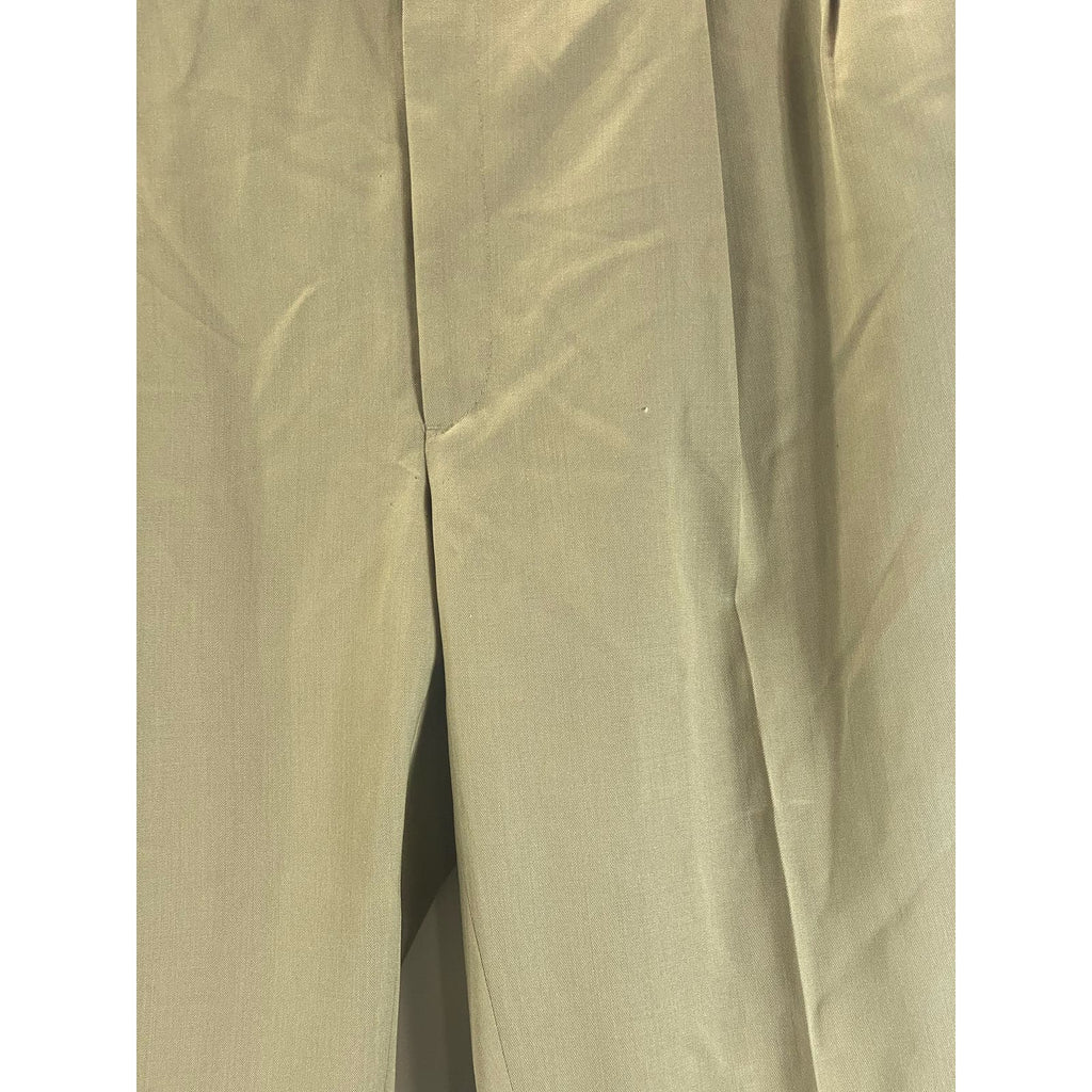 TOMMY HILFIGER Men's Tan Vintage Pleated Front Cuffed Dress Pants SZ 40X31