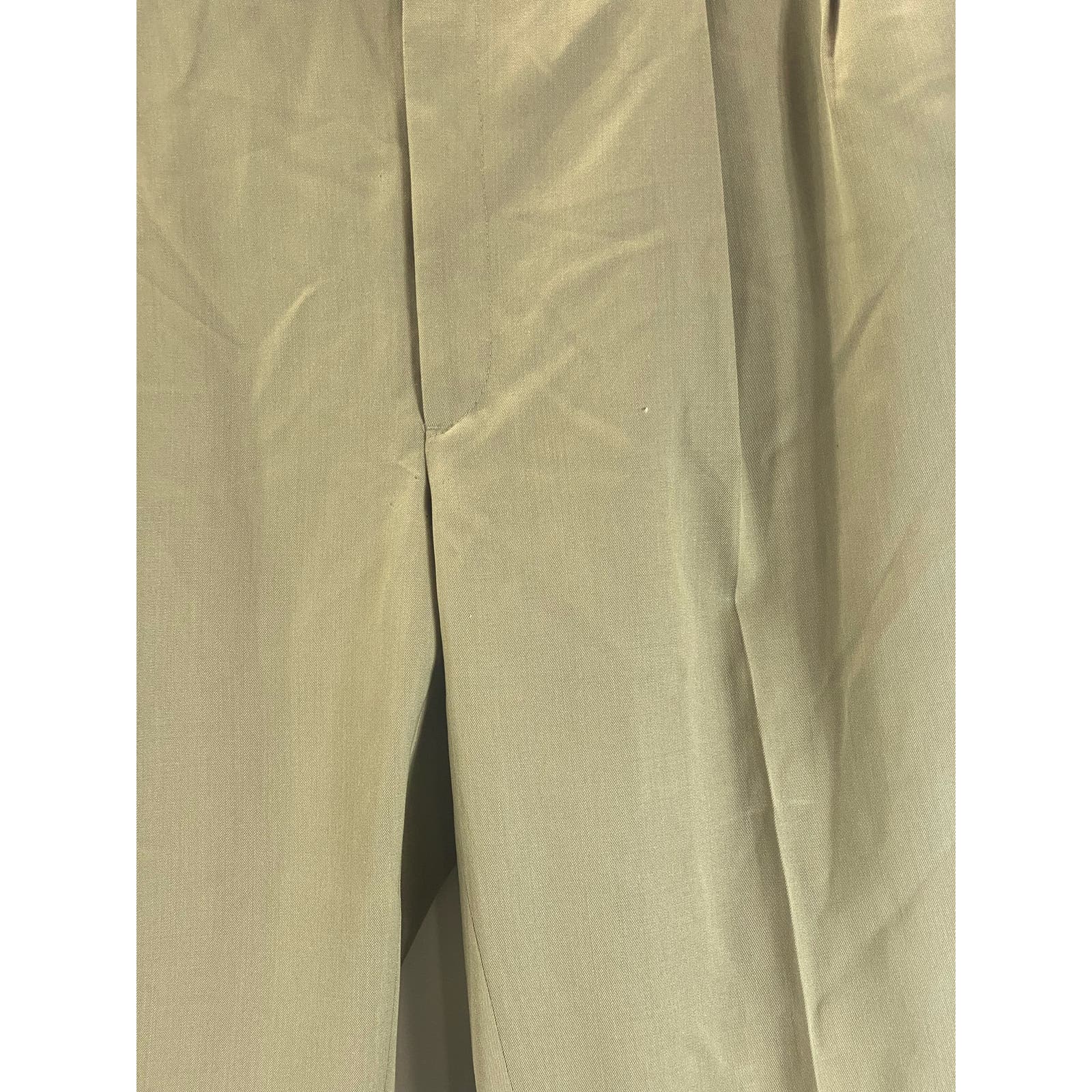 TOMMY HILFIGER Men's Tan Vintage Pleated Front Cuffed Dress Pants SZ 40X31