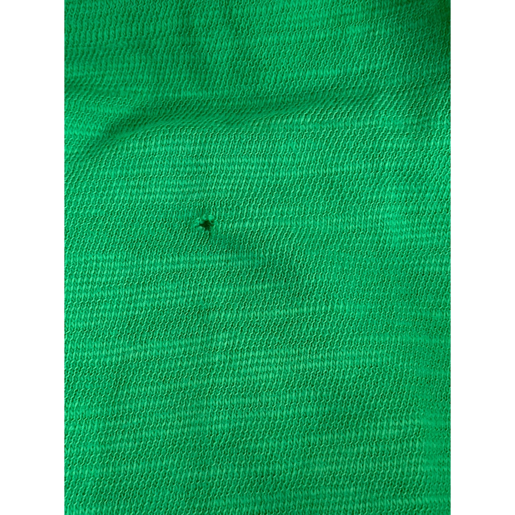 OLD NAVY Women's Dark Green Boatneck 3-4 Sleeve Slub Casual Top SZ S