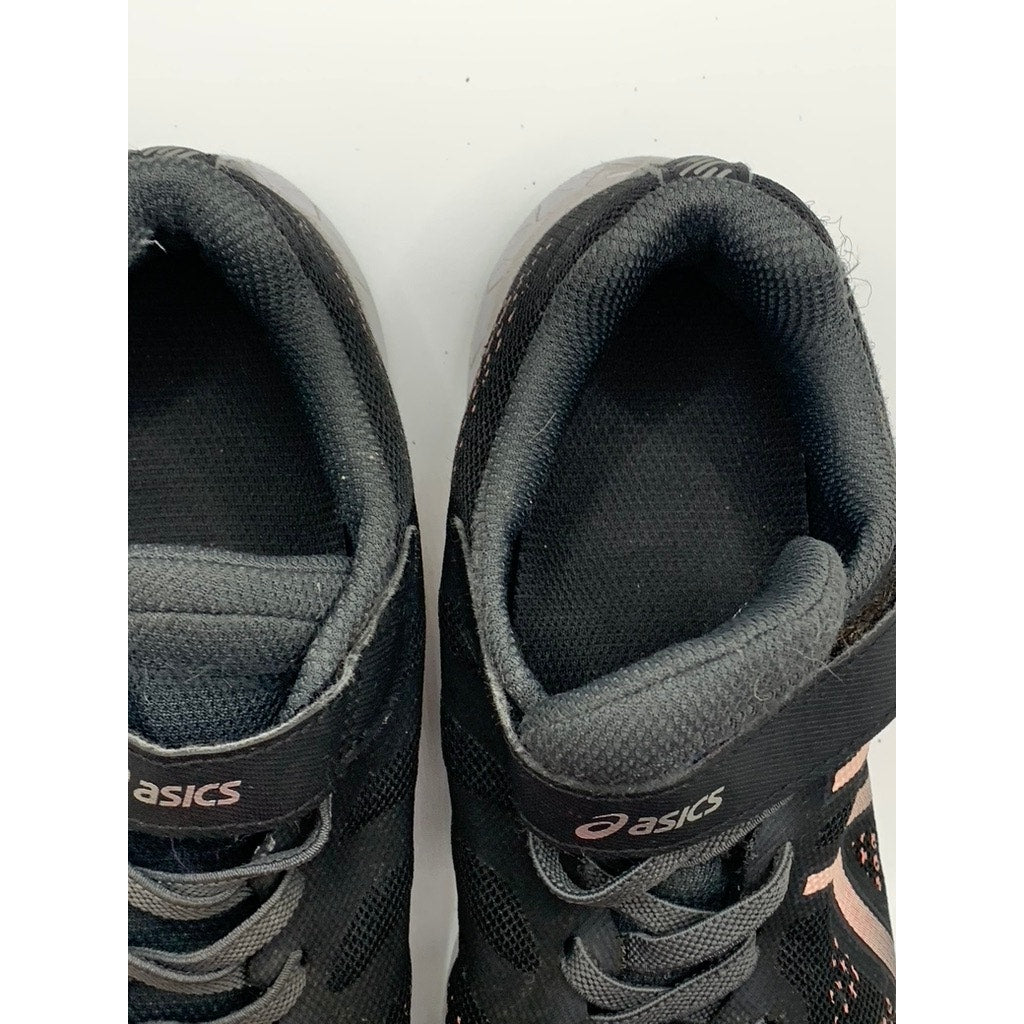 ASCIS Girls' Black Mesh Lazerbeam Running Lace-Up Sneakers SZ 2