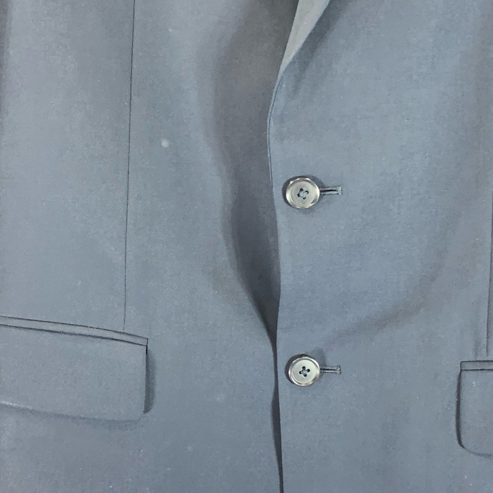 THEORY Men's Navy Sharp/Edison-T Two-Button Wool-Blend Blazer SZ 38R