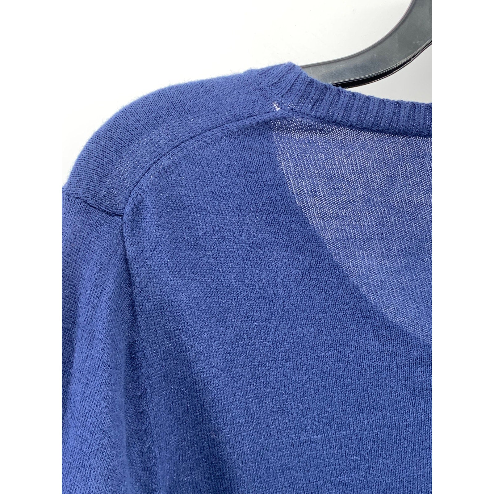 OLD NAVY Women's Maternity Navy Blue Knit V-Neck Button-Up Cardigan SZ M