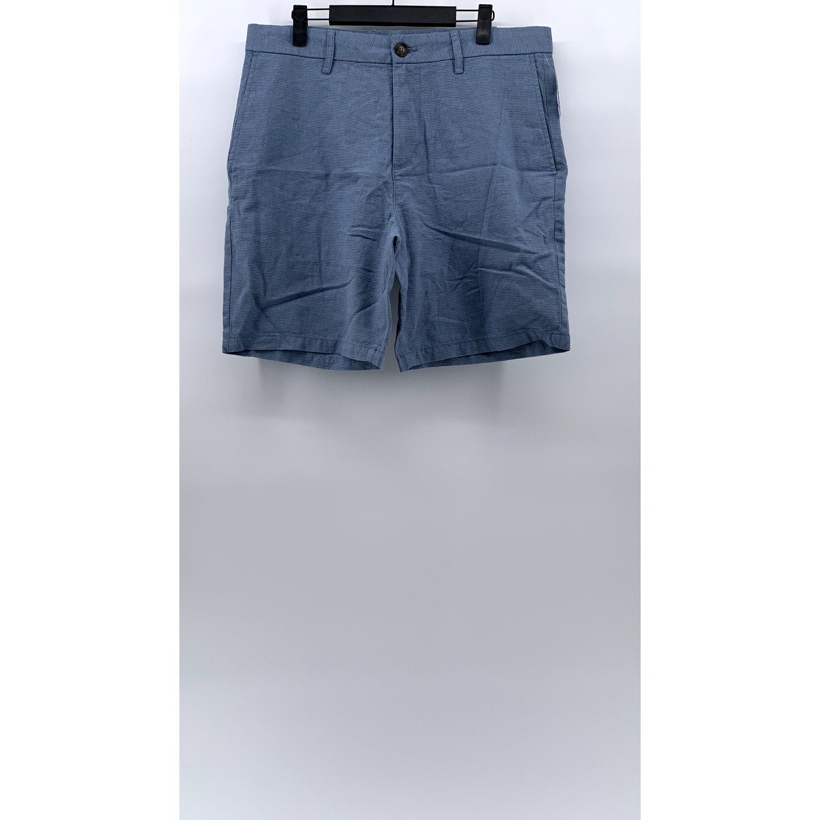 OLD NAVY Men's Blue Harvest Red 8" Rotation Linen-Blend Slim Chino Shorts SZ 34