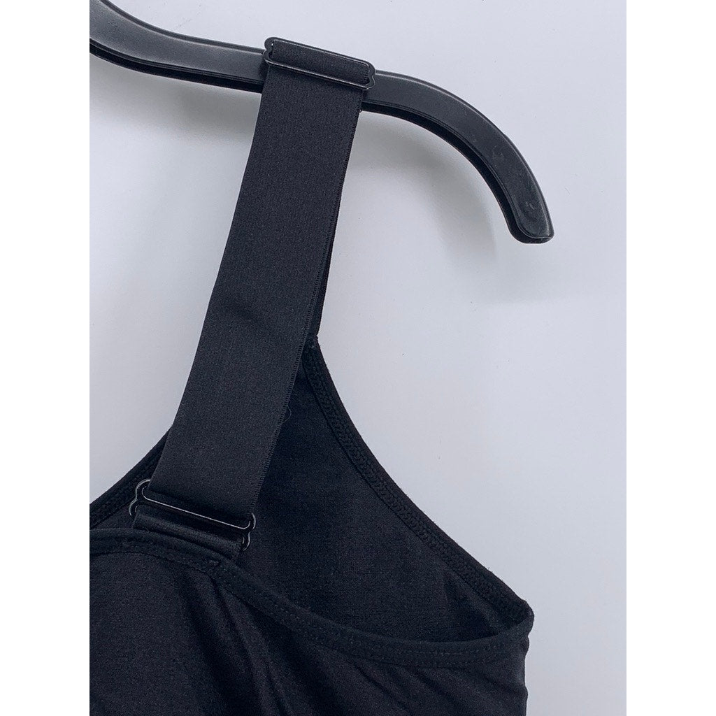 JUICY COUTURE Women's Plus Black Logo Sports Bra SZ 2X