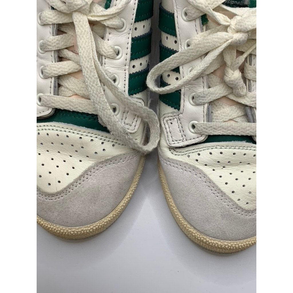 ADIDAS Men's White-Green Centennial 85 Low Sneakers SZ 5