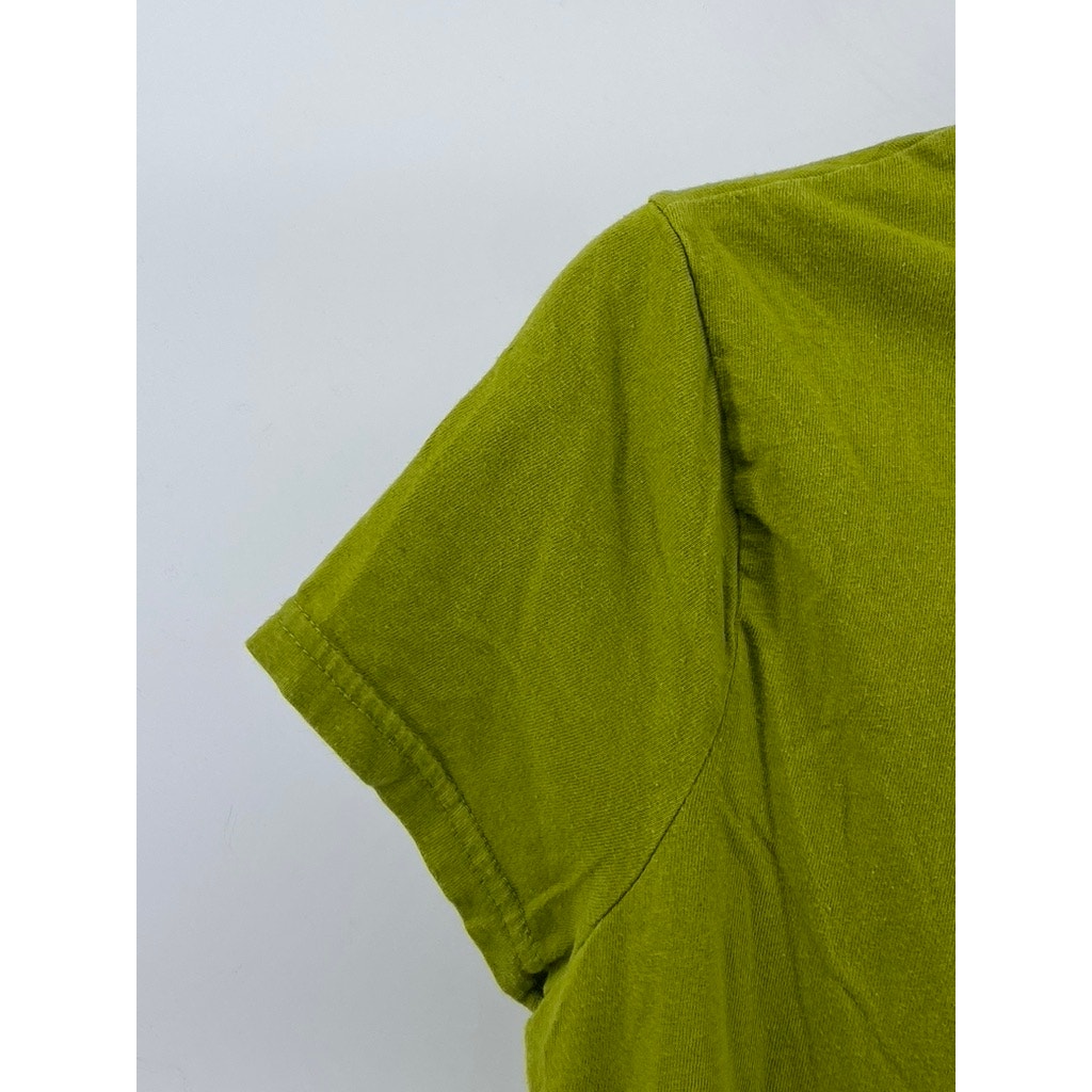 TARGET Women’s Green Spooky Graphic Crewneck Casual Short Sleeve Top SZ L