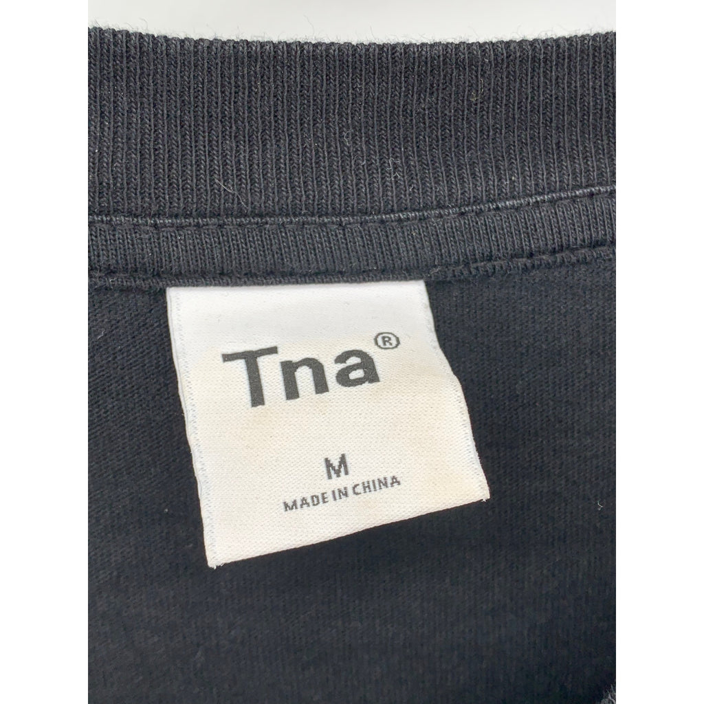 TNA Women's Black Crewneck Embroidered Logo Casual Pullover Sweatshirt SZ M