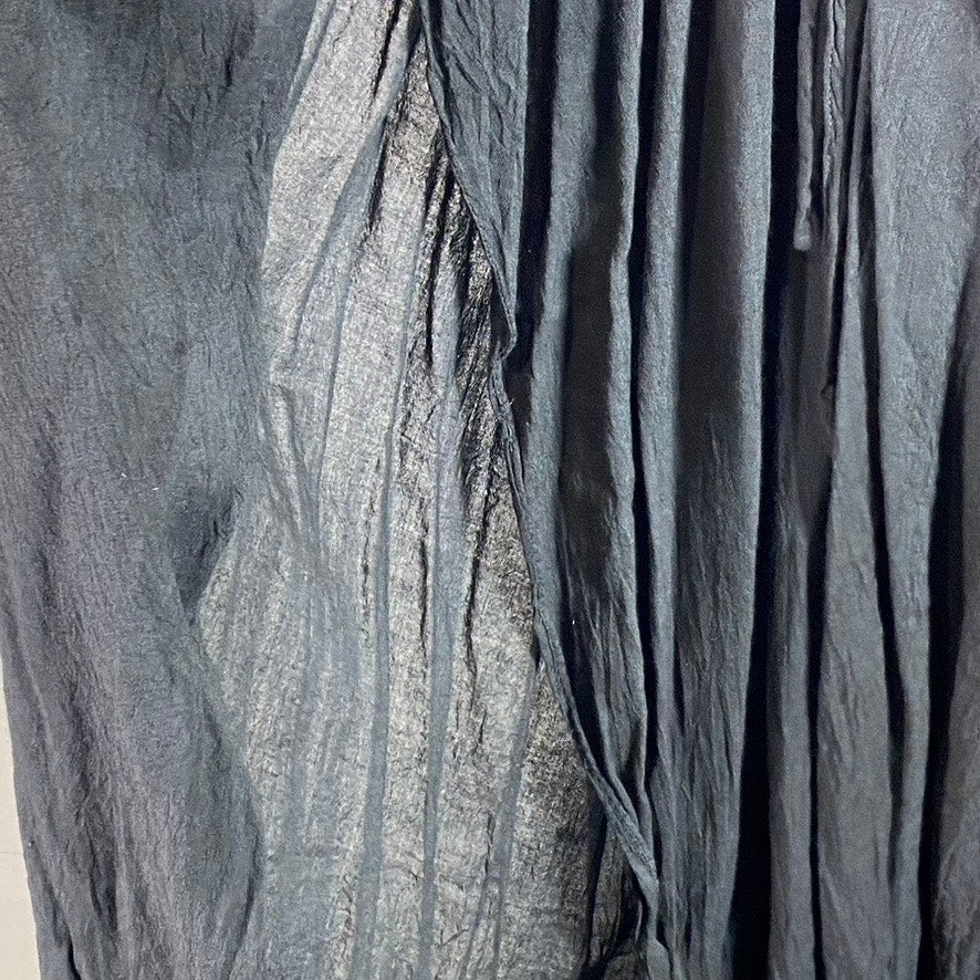 UNBRANDED Women's Black Sleeveless Plunge V-Neck Jumpsuit SZ M