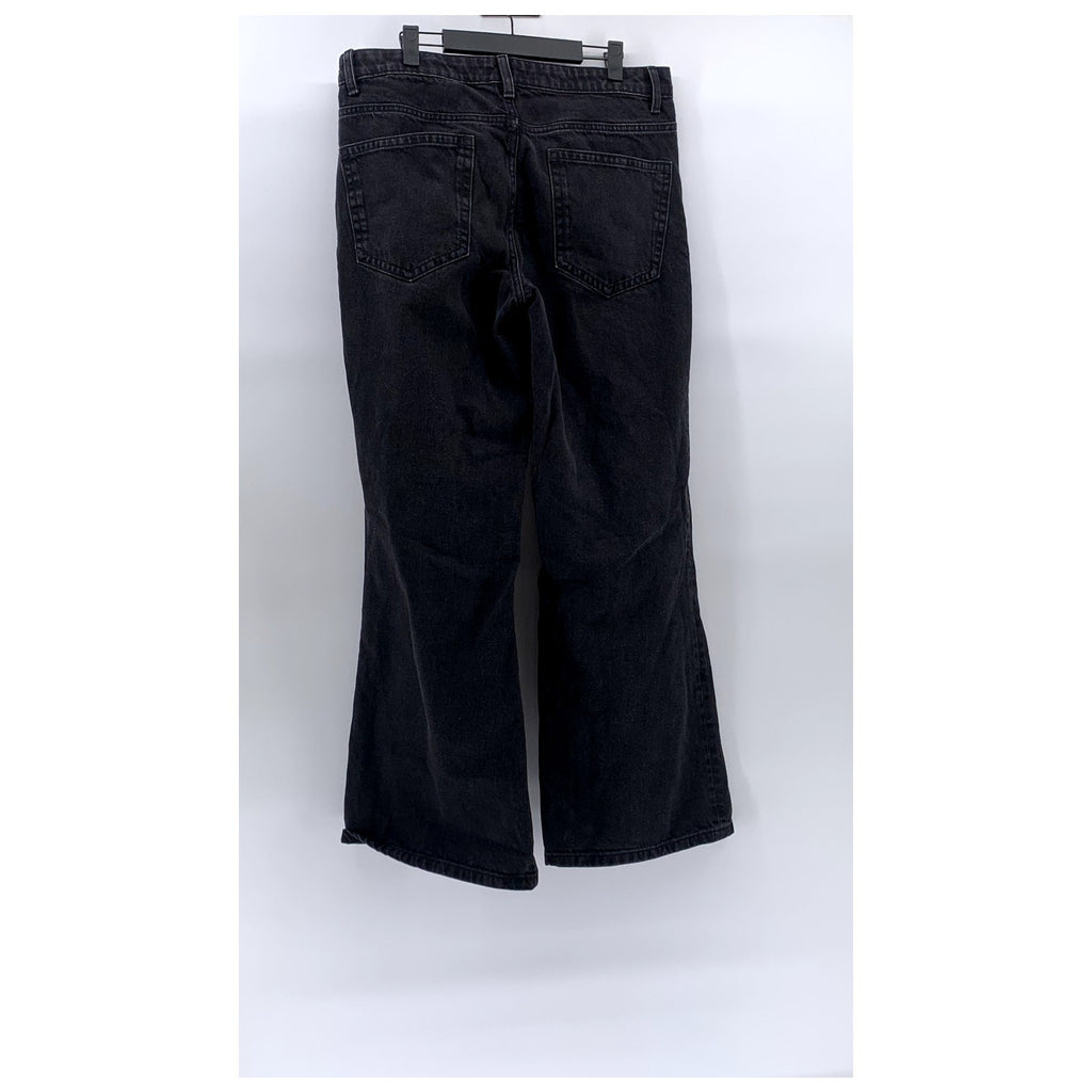 ASOS DESIGN Women's Black Denim Five-Pocket Bootcut Jean SZ 34