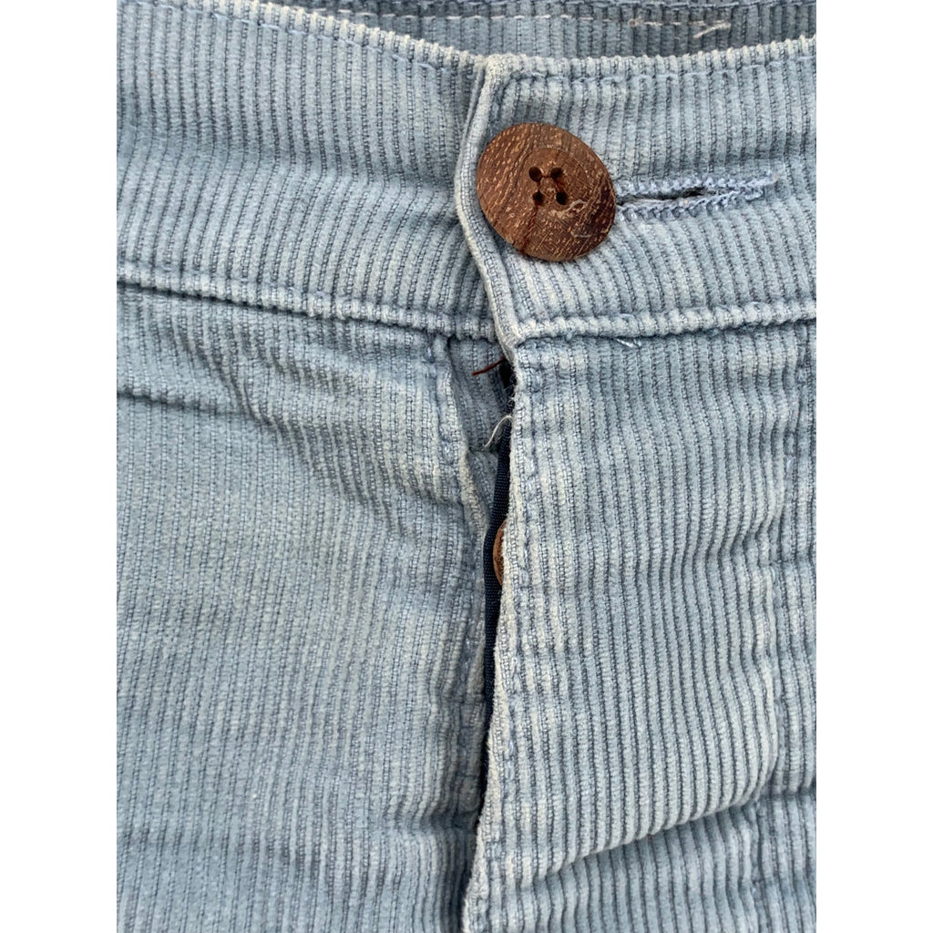 BIRCHWELL BEACH BRITCHES Men's Light Blue Classic Corduroy Shorts SZ 34