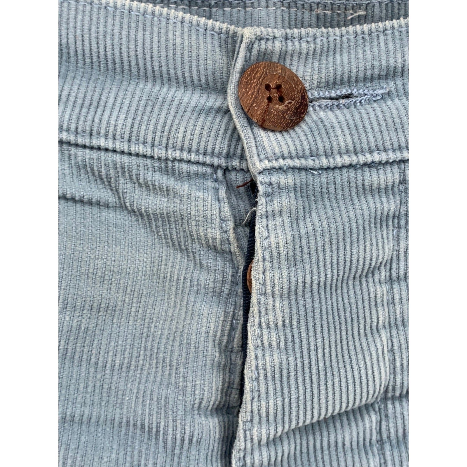 BIRCHWELL BEACH BRITCHES Men's Light Blue Classic Corduroy Shorts SZ 34