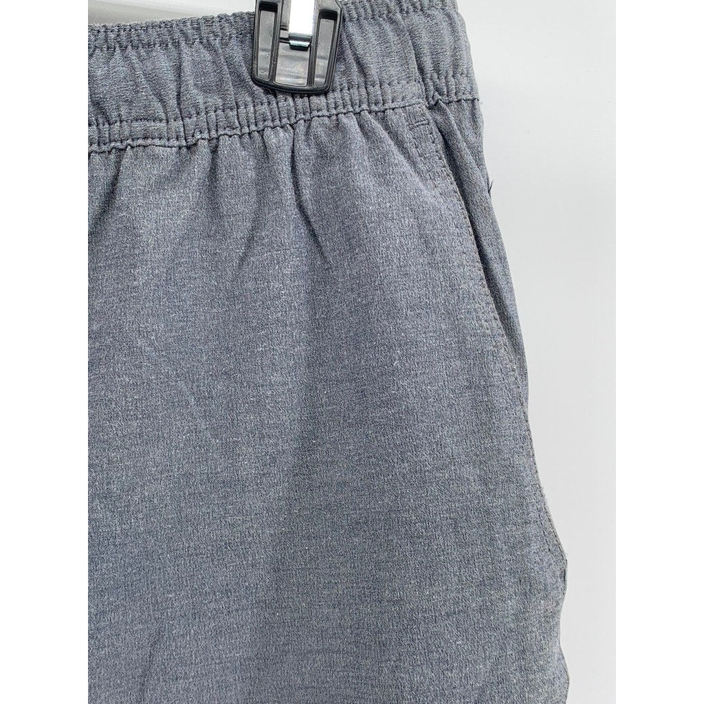 FAIR HARBOR Men's Gray Drawstring Pull-On Casual Shorts SZ L