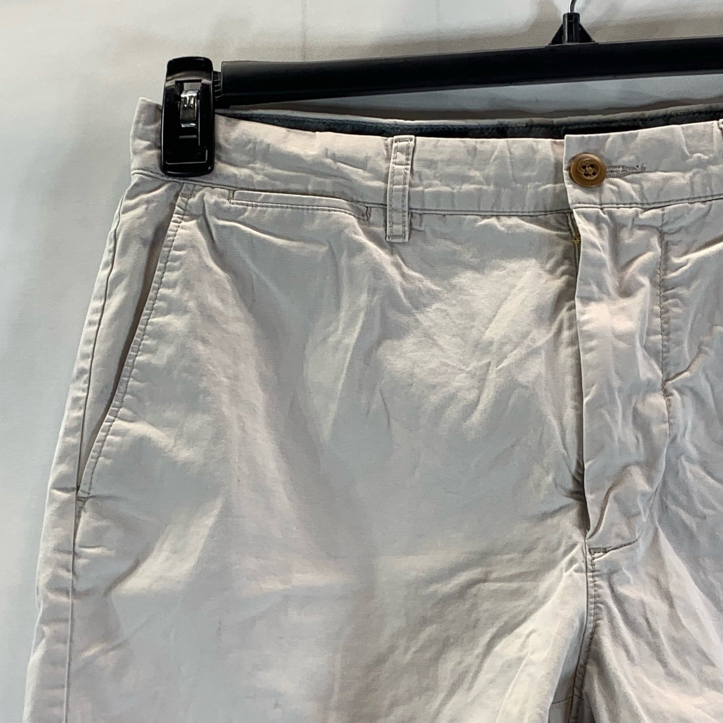 J. CREW Men's Bone Stretch Regular-Fit 7" Chino Shorts SZ 34