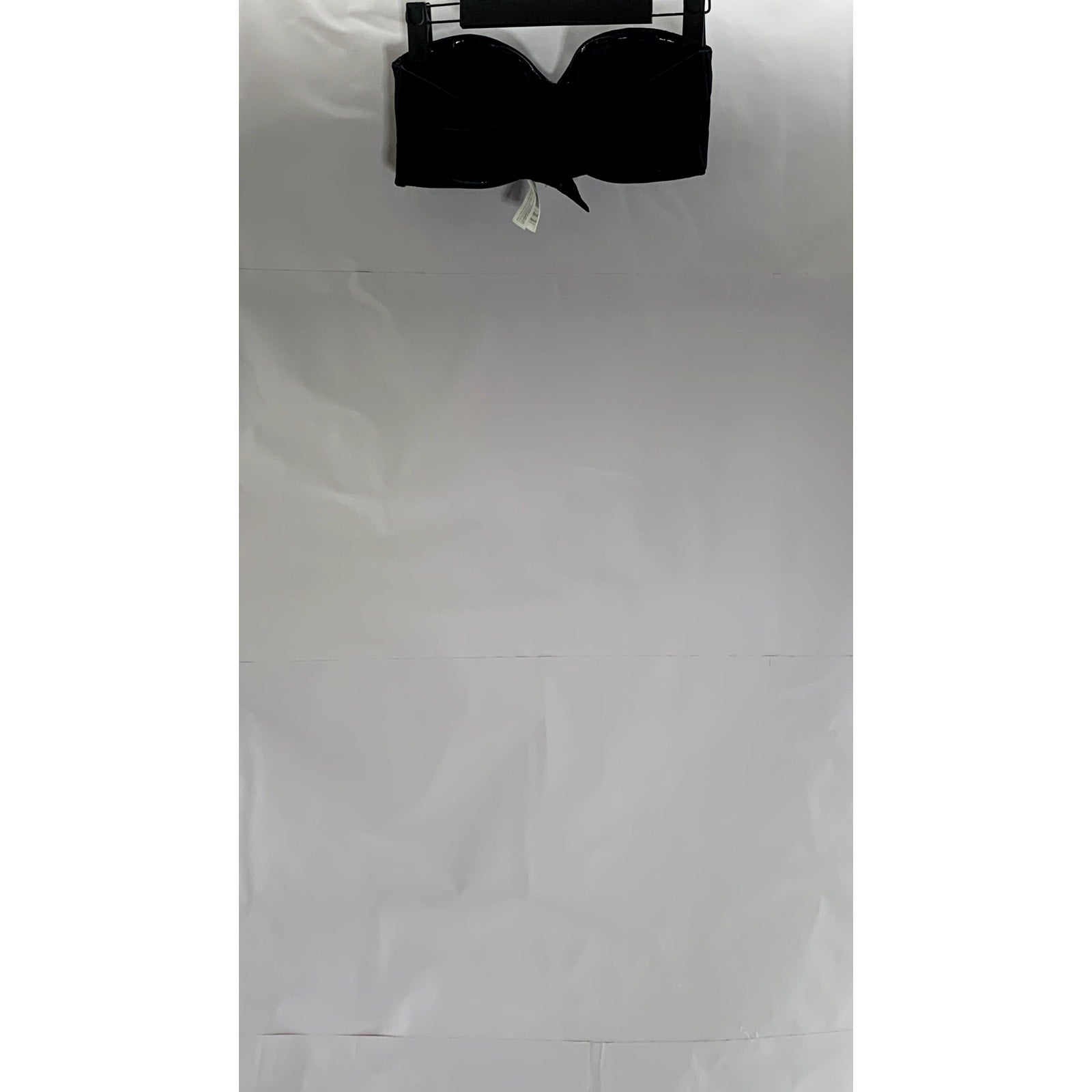 DELMIRA Women's Black Strapless Minimizer Seamless Bandeau Unlined Bra SZ 36C