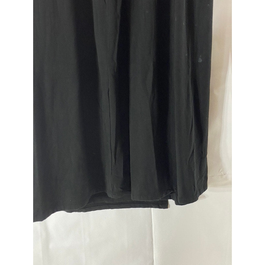 UNBRANDED Women's Black Relaxed-Fit Wrap Pant SZ S