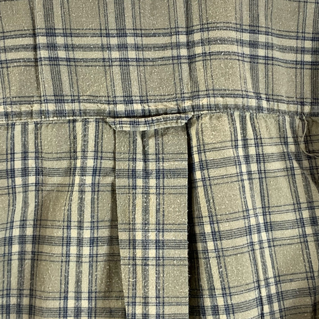 FIELD & STREAM Men's Tan Plaid Regular-Fit Button-Up Short Sleeve Shirt SZ L