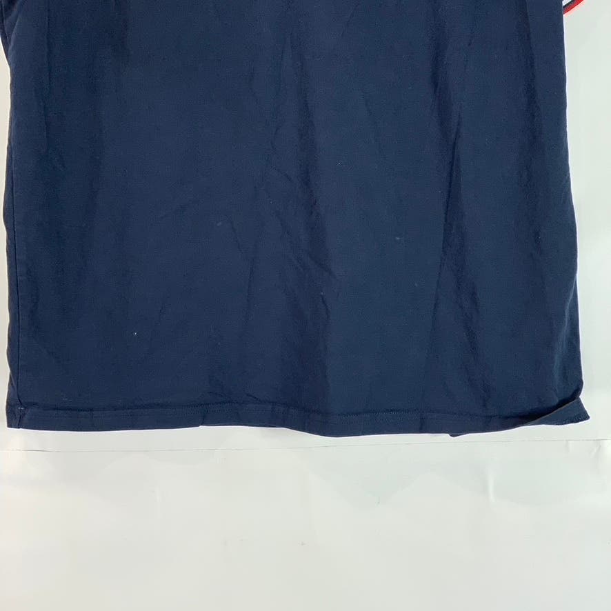 BEN SHERMAN Men's The Original Navy Striped Crewneck Short Sleeve T-Shirt SZ L
