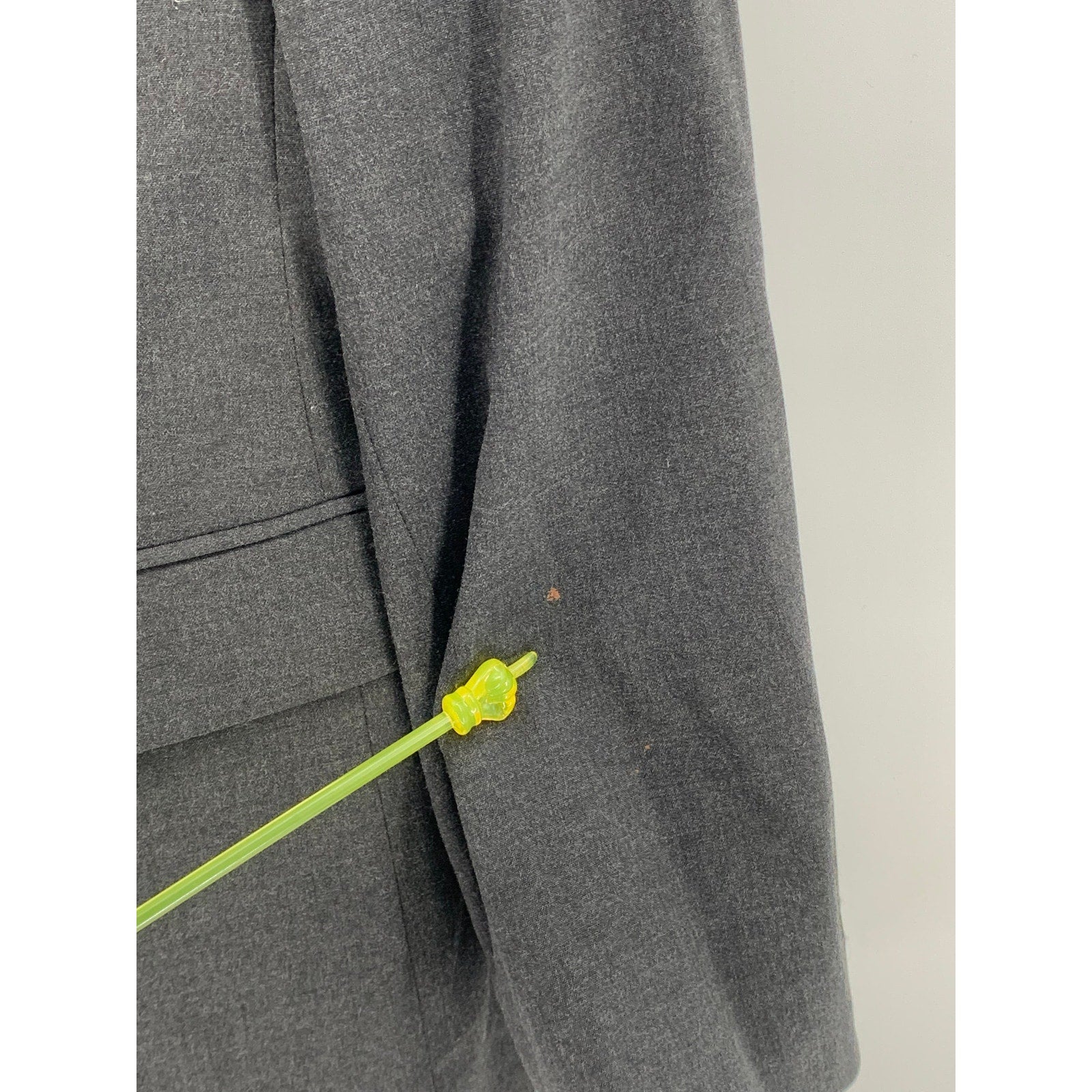 ALFANI Men's Charcoal Gray Slim-Fit Two-Button Notch Collar Blazer SZ 44S