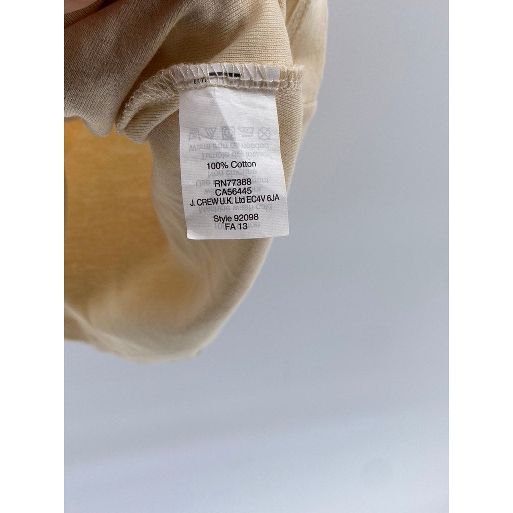 J.CREW Women's Beige Scoop-Neck Spaghetti-Strap Perfect-Fit Tank Top SZ S