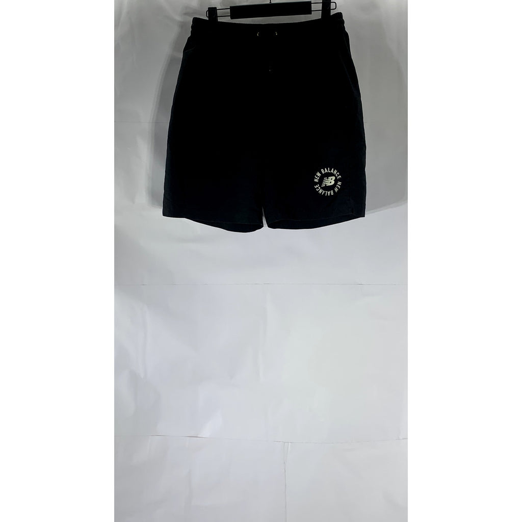 NEW BALANCE Men's Black Essential Sport Drawstring Waist Athletic Shorts SZ M