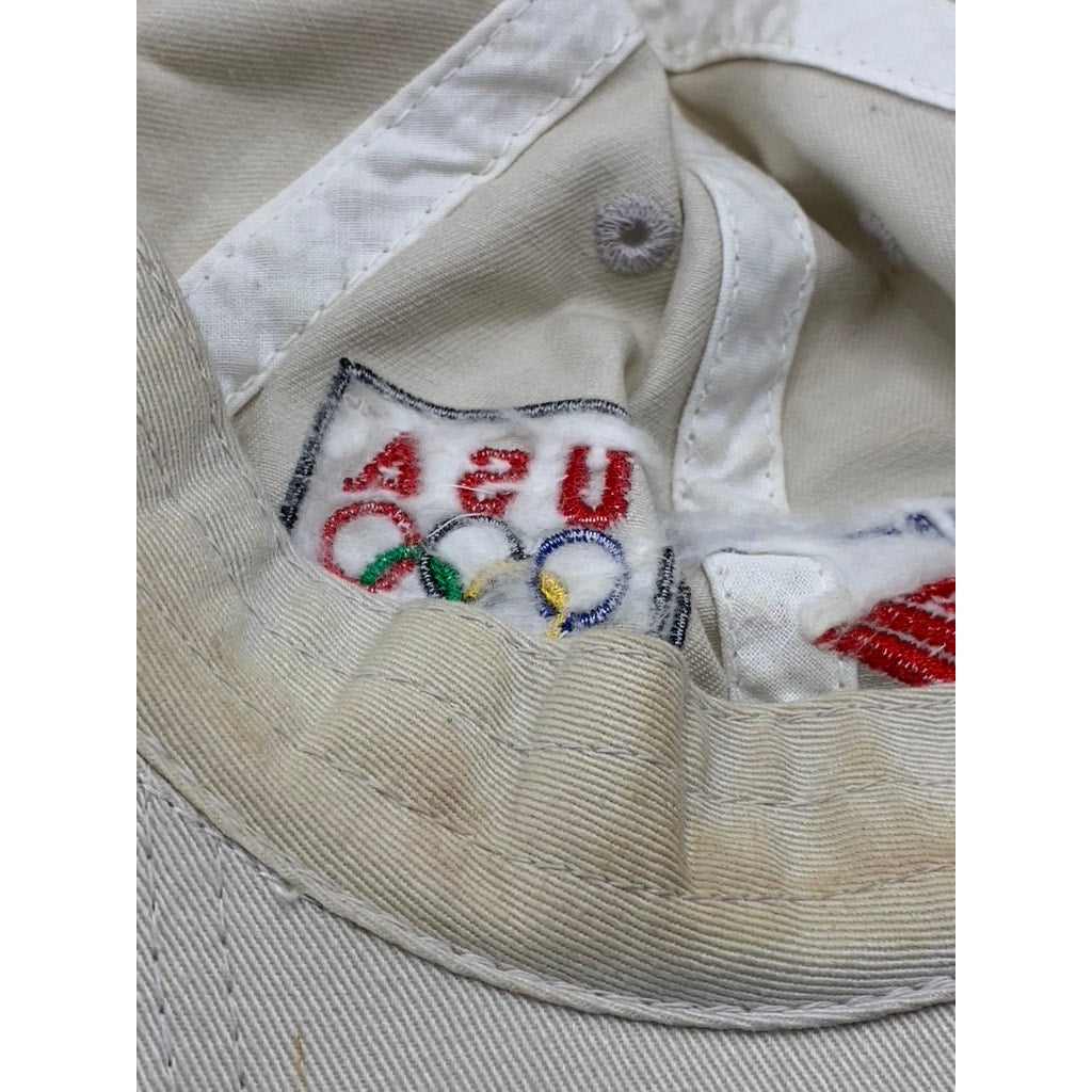 CAPTIVE8 NEW YORK Men's Vintage Tan "Bank of America" Adjustable Baseball Hat OS