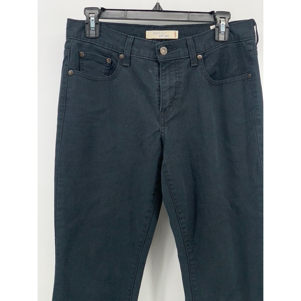 LEVI STRAUSS & CO Women's Vintage Black 515 Denim Bootcut Jeans SZ 6