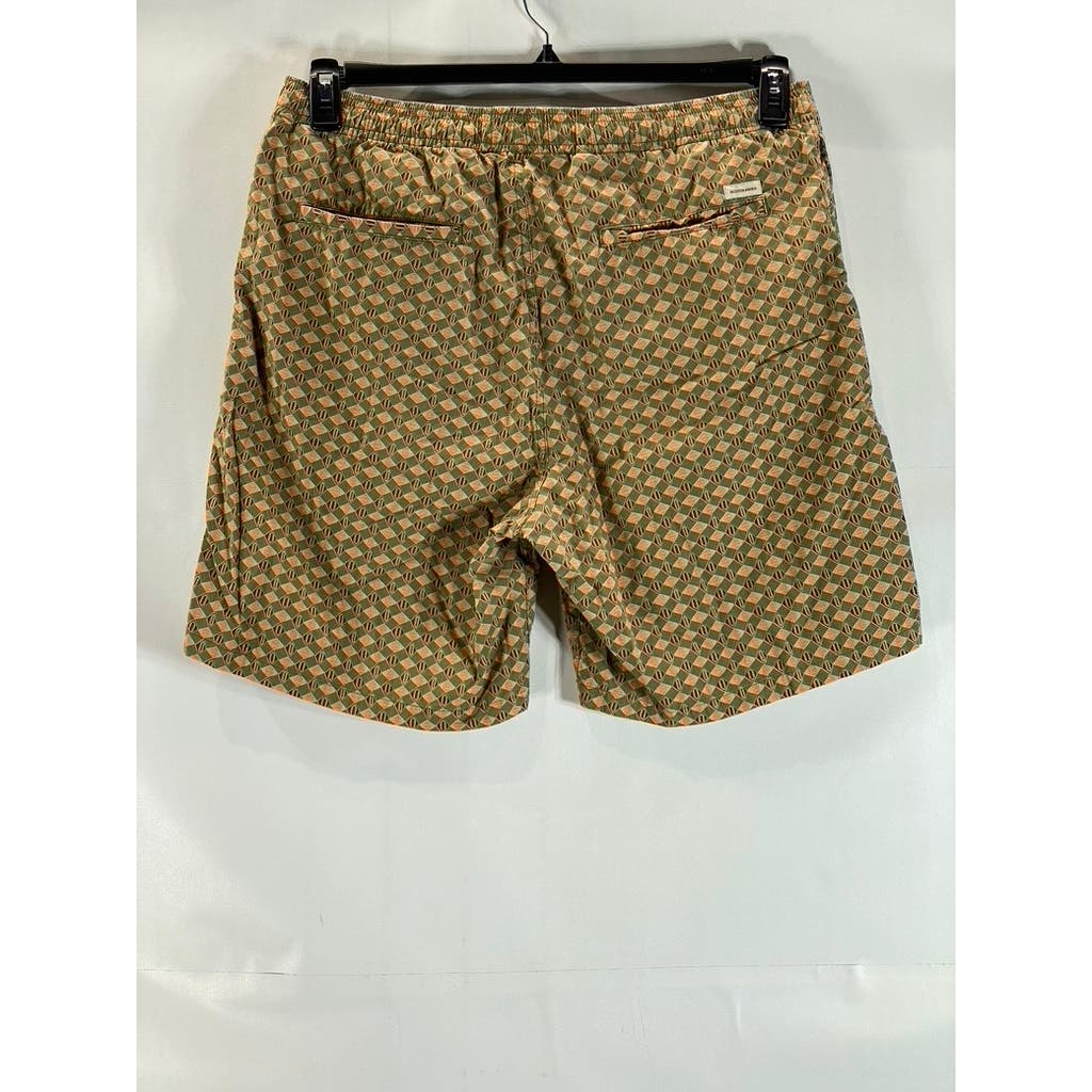 SCOTCH & SODA AMDSTERDAM Men's Tan Printed Drawstring Pull-On Shorts SZ SZ XL