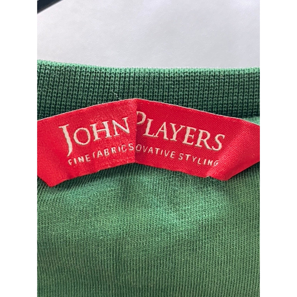 JOHN PLAYERS Men's Green Lemon Juice & Soda Graphic Short Sleeve T-Shirt SZ L