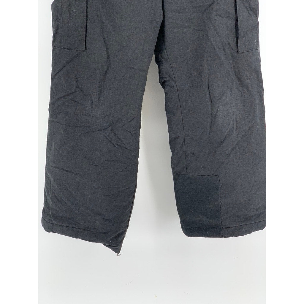 COLUMBIA Kids' Black Solid Cargo Straight-Leg Snow Pant SZ 10/12