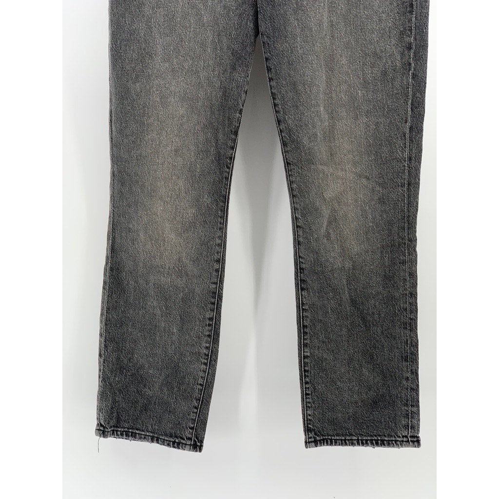 &DENIM Women's Black Denim Ultra High Rise Regular-Fit Mom Jeans SZ 10