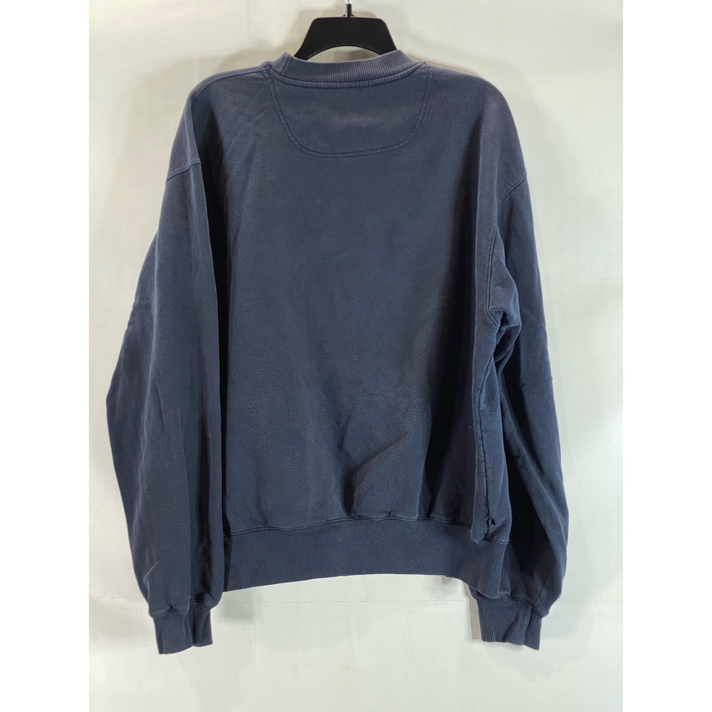 CHAMPION Men's Navy Vintage Crewneck Classic-Fit Pullover Sweatshirt SZ L