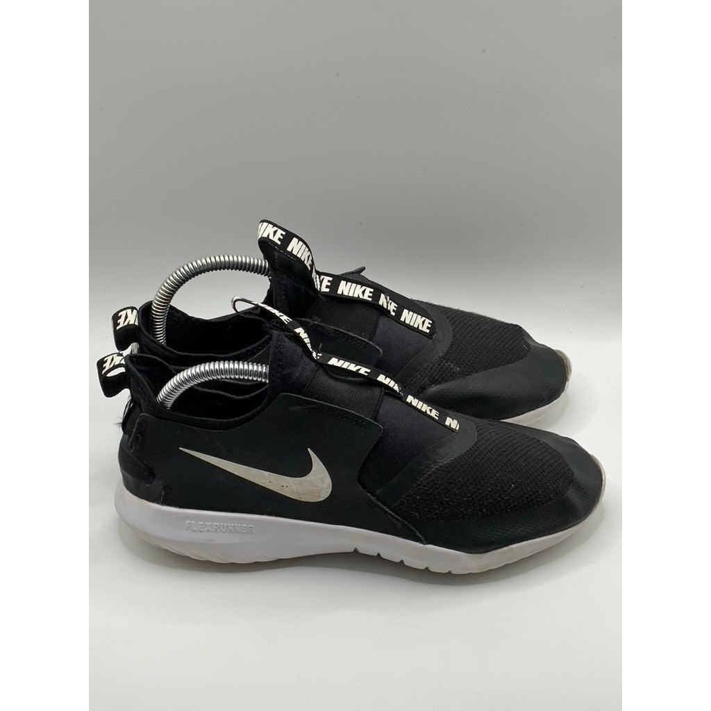 NIKE Black Mesh Flex Runner 4 Active Sneakers SZ M6/W8