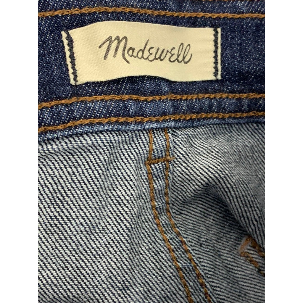 MADEWELL Women's Dark Blue Denim The Perfect Vintage Straight-Leg Jean SZ 24