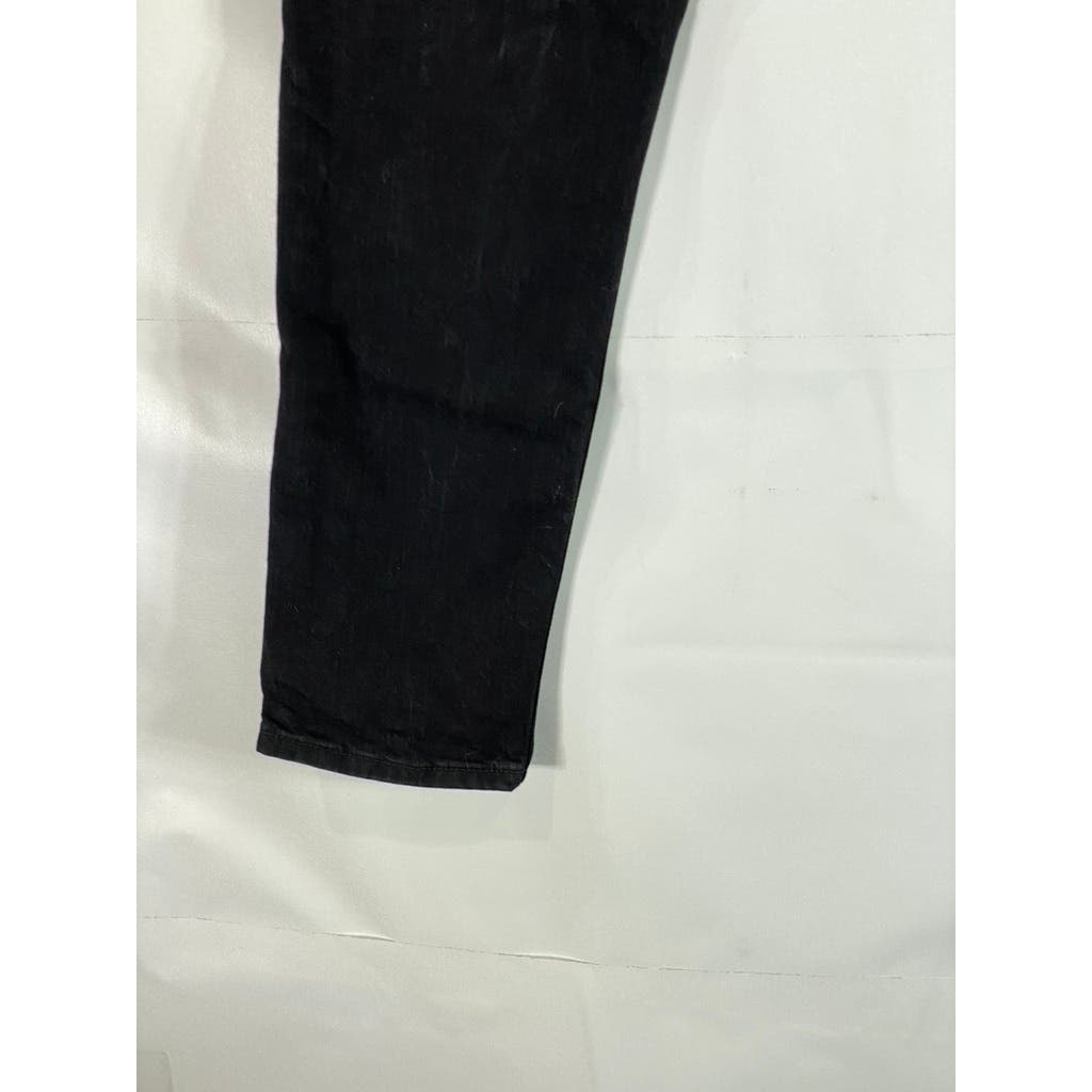 LEVI'S Men's Solid Black 512 Slim Tapered-Fit Stretch Five-Pocket Jeans SZ 33X32