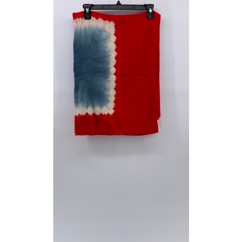UNBRANDED Women’s Red-Blue Ombré Print Scarf